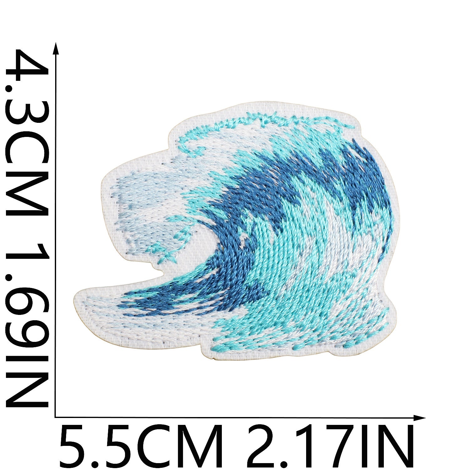 Wholesale Surfing Girls Embroidered Cloth Stickers